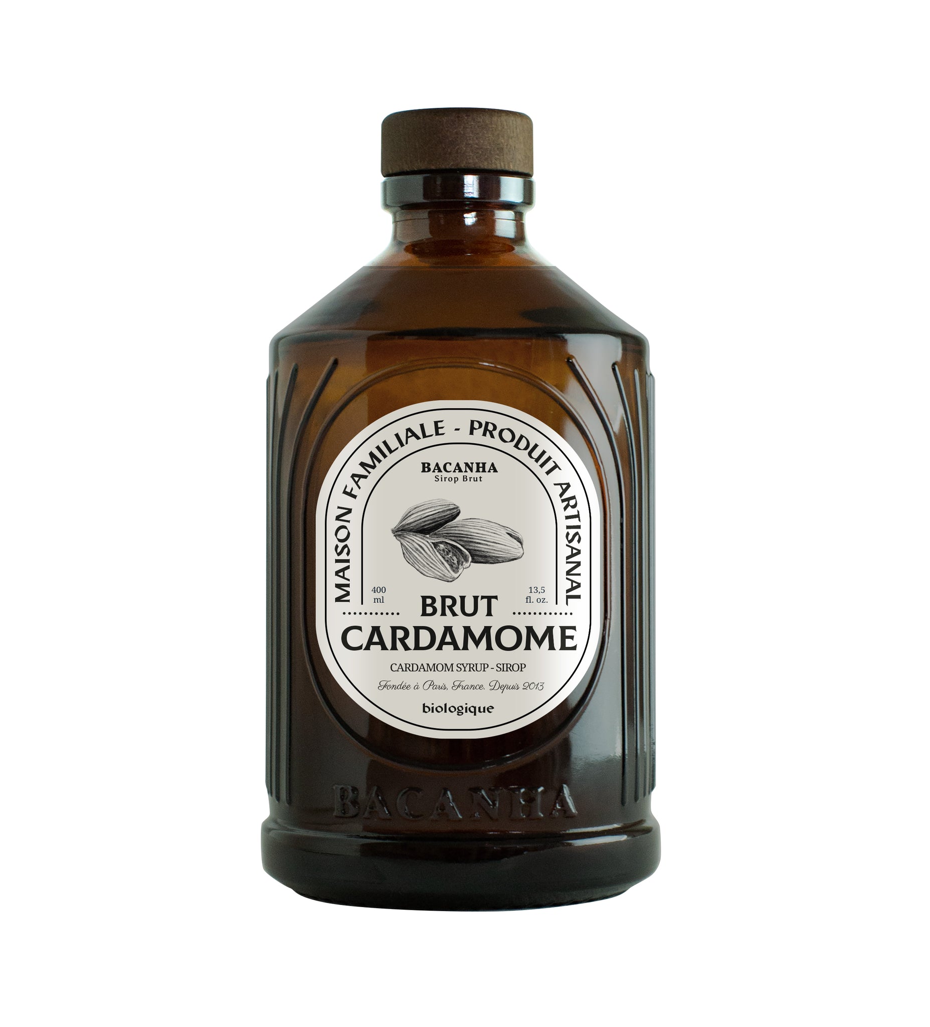 Organic Cardamom Syrup 40cl