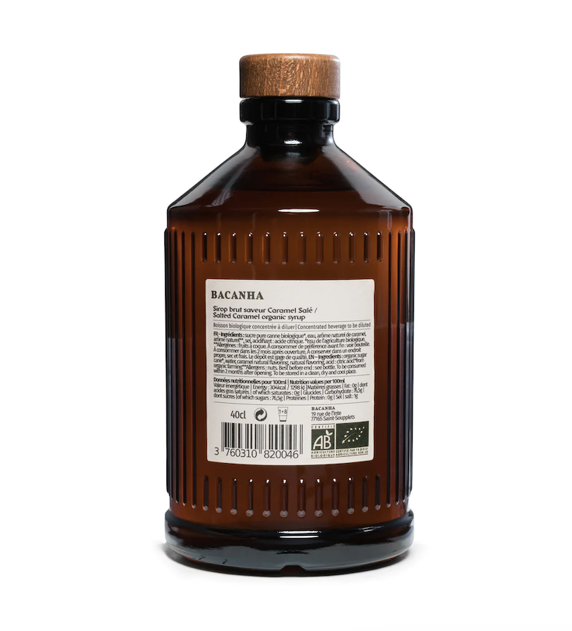 Organic Salted Caramel Syrup 40 cl