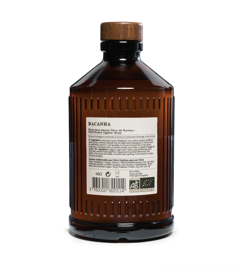 Organic Elderflower Syrup 40cl